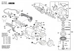 Bosch 3 601 H83 1P0 GWS 24-180 H Angle Grinder Spare Parts